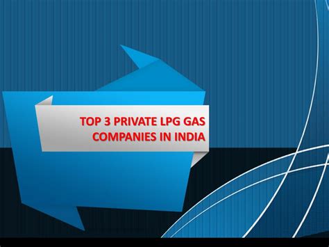 private lpg gas company in india